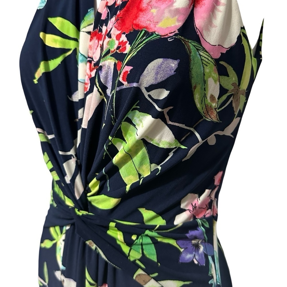 Chaps Floral Sleeveless Dress - Picture 2 of 9